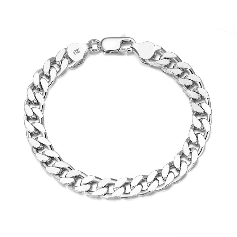 Cuban Chain S925 Sterling Silver Bracelet