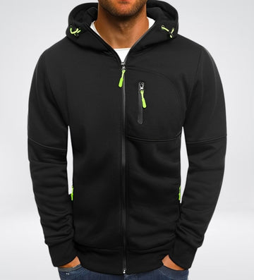 Men Hoodie Cotton Jacket