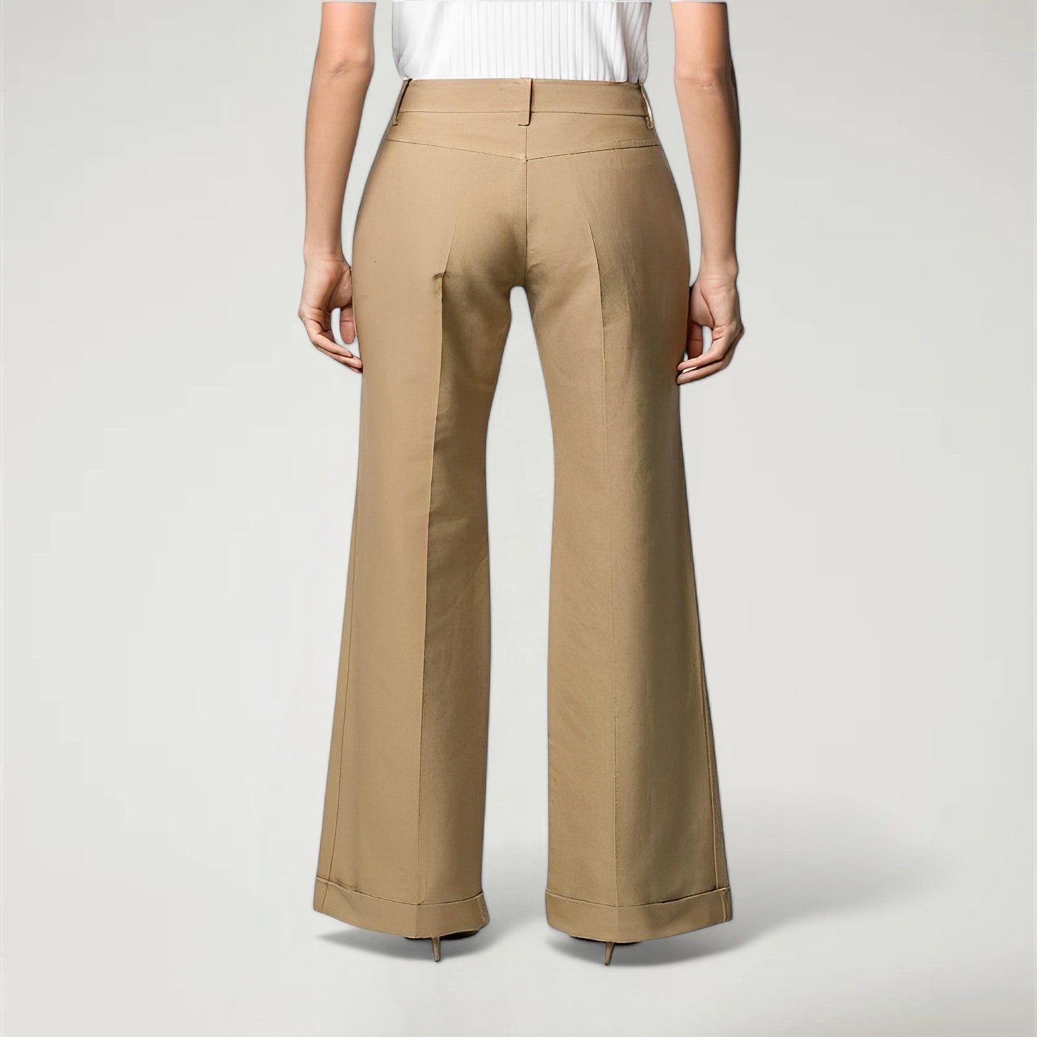 ADELINE™ | Pantalones de vestir sastre de pernera ancha para mujer