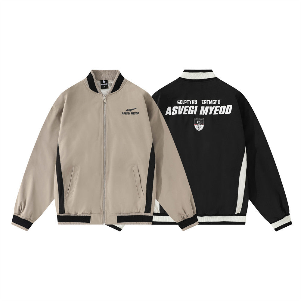 JETT™ | Color-Block Varsity Jacket with Clean Street Fit