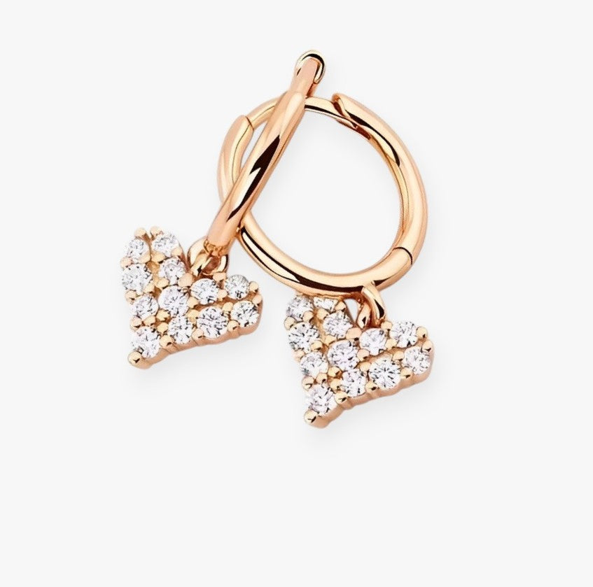Moissanite™ | Pendientes llamativos con brillo pulido para uso diario