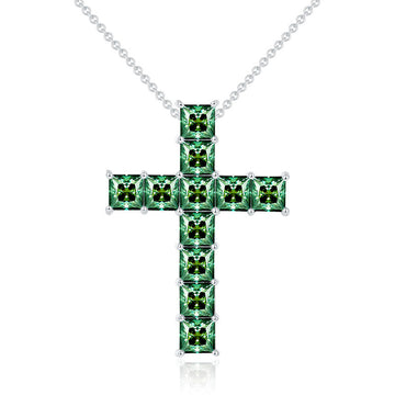 Cross Diamond Necklace