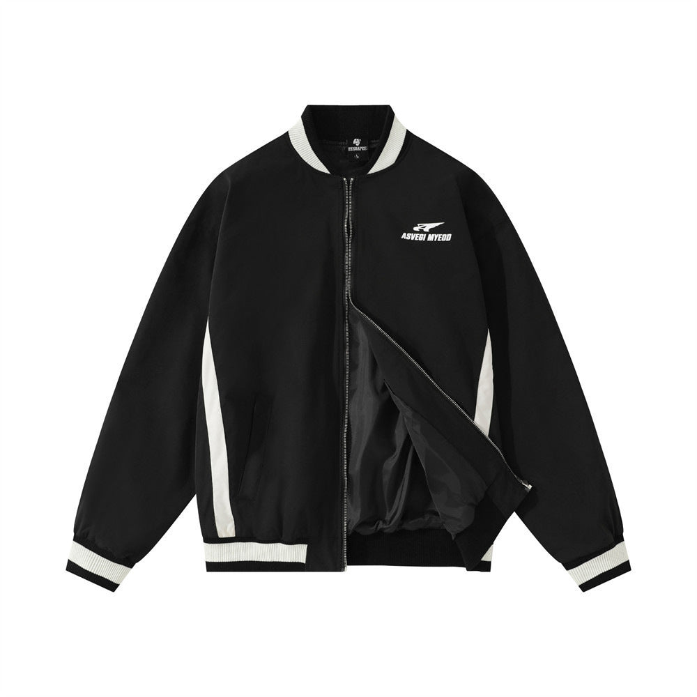 JETT™ | Color-Block Varsity Jacket with Clean Street Fit