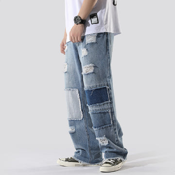 French Overalls Men's Baggy Pants