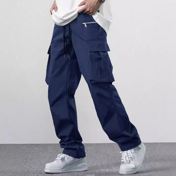 Loose Multi-pocket Casual Men's Overall Pants