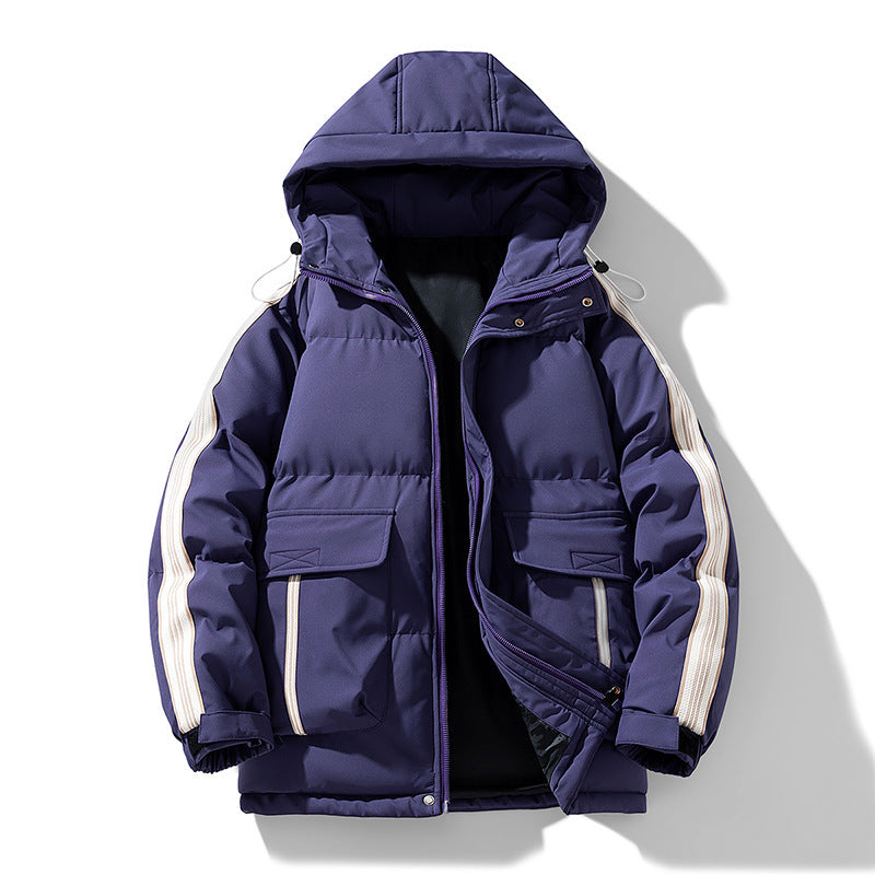 Winter herren Baumwolle gefütterte Mantel Outdoor Teen