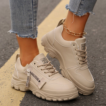 Women's Chunky Lace-Up Sneakers with Stylish Tag Detail





"Women's Chunky Lace-Up Sneakers with Stylish Tag Detail"