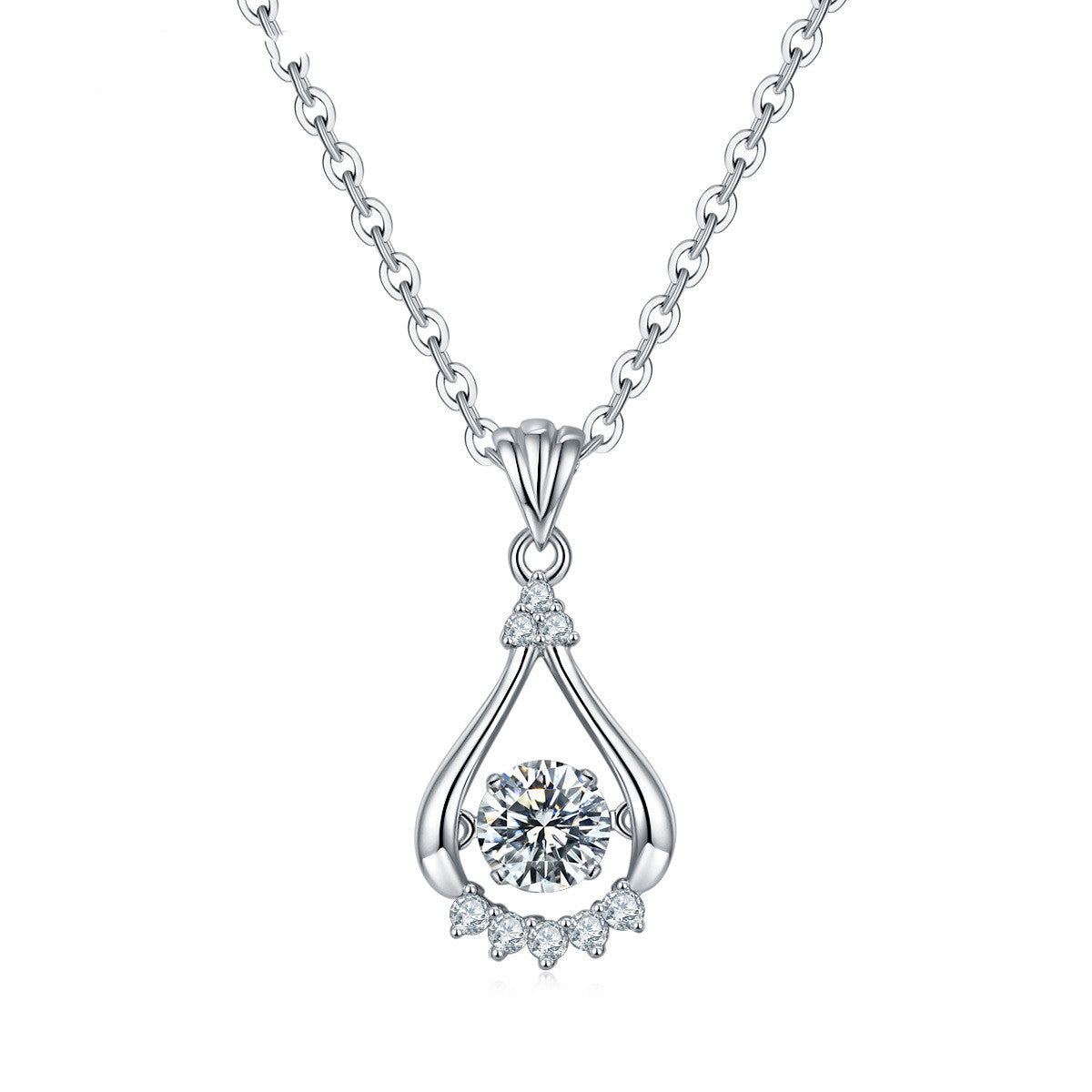 Silver™ | Collar de moissanita para uso diario elevado
