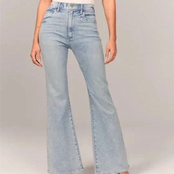 Women's Casual Solid Color Jeans