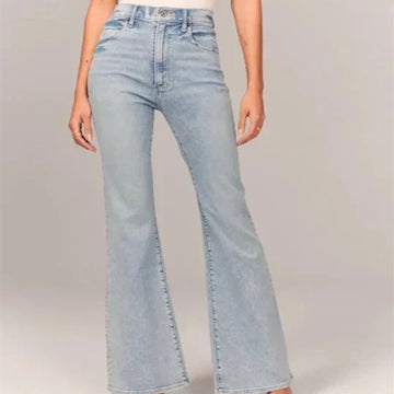 Women's Casual Solid Color Jeans